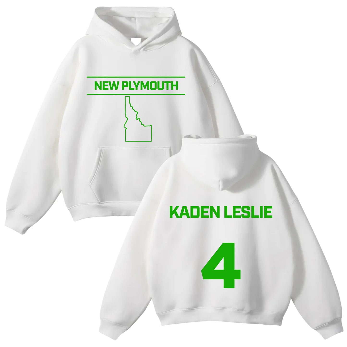 Kaden Leslie Oversize Fleeced Hoodie