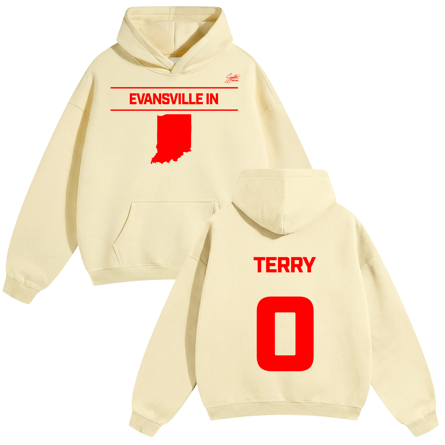 Myles Terry Oversize Fleeced Hoodie