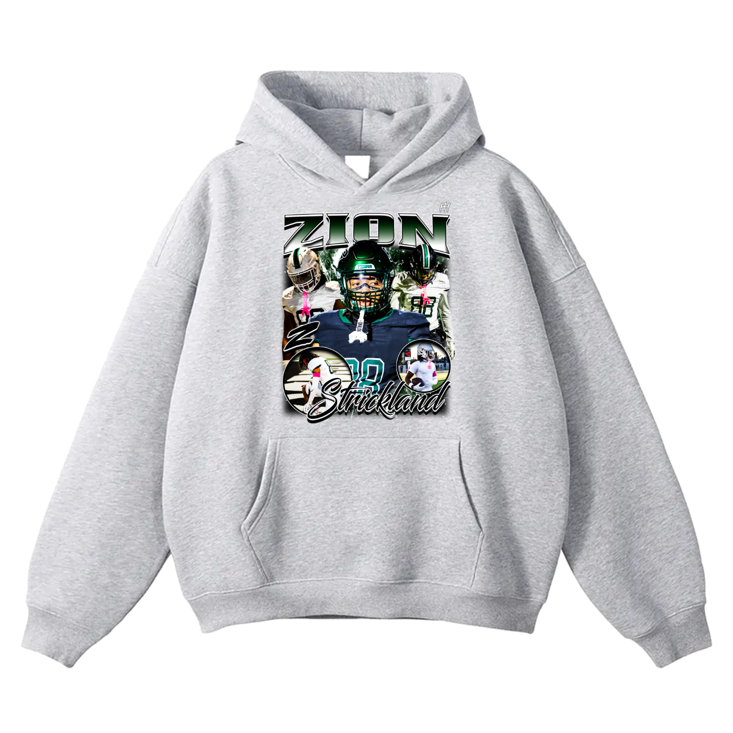 Zion Strickland Oversize Fleeced Hoodie