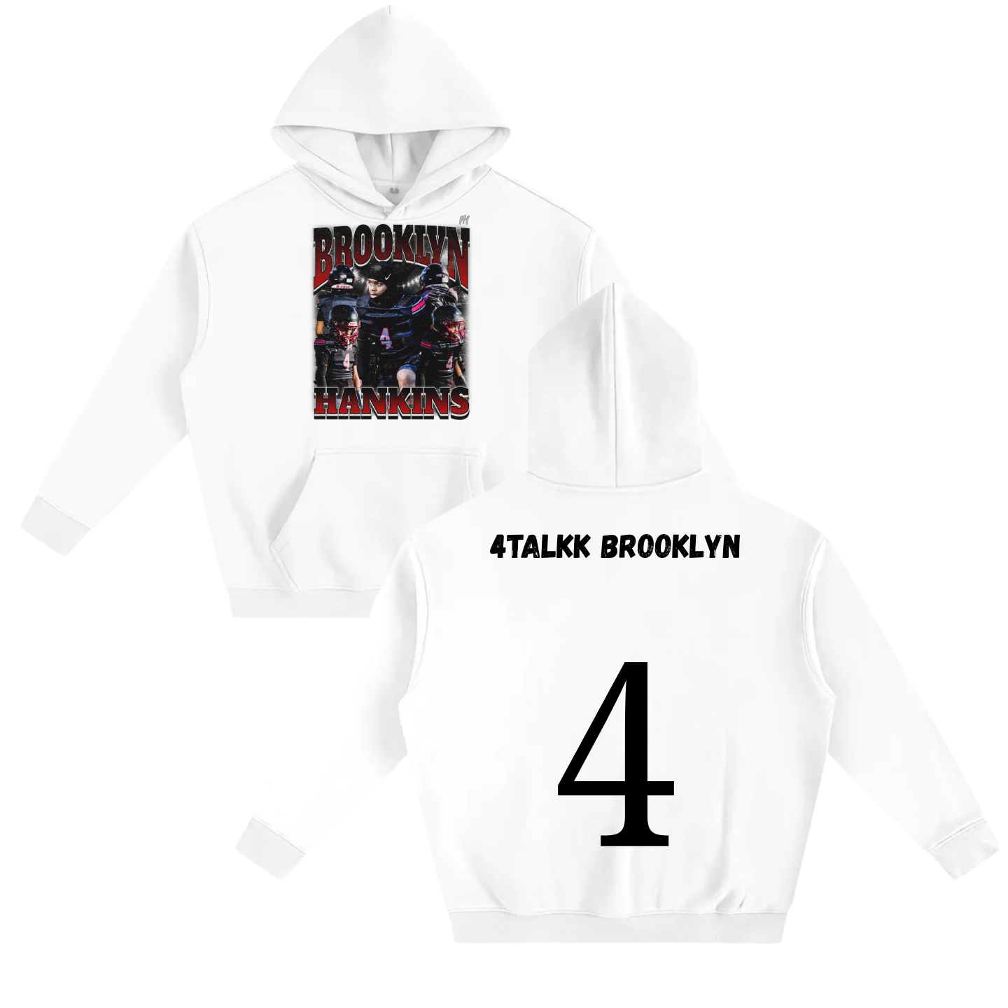 Brooklyn Hankins Oversize Fleeced Hoodie