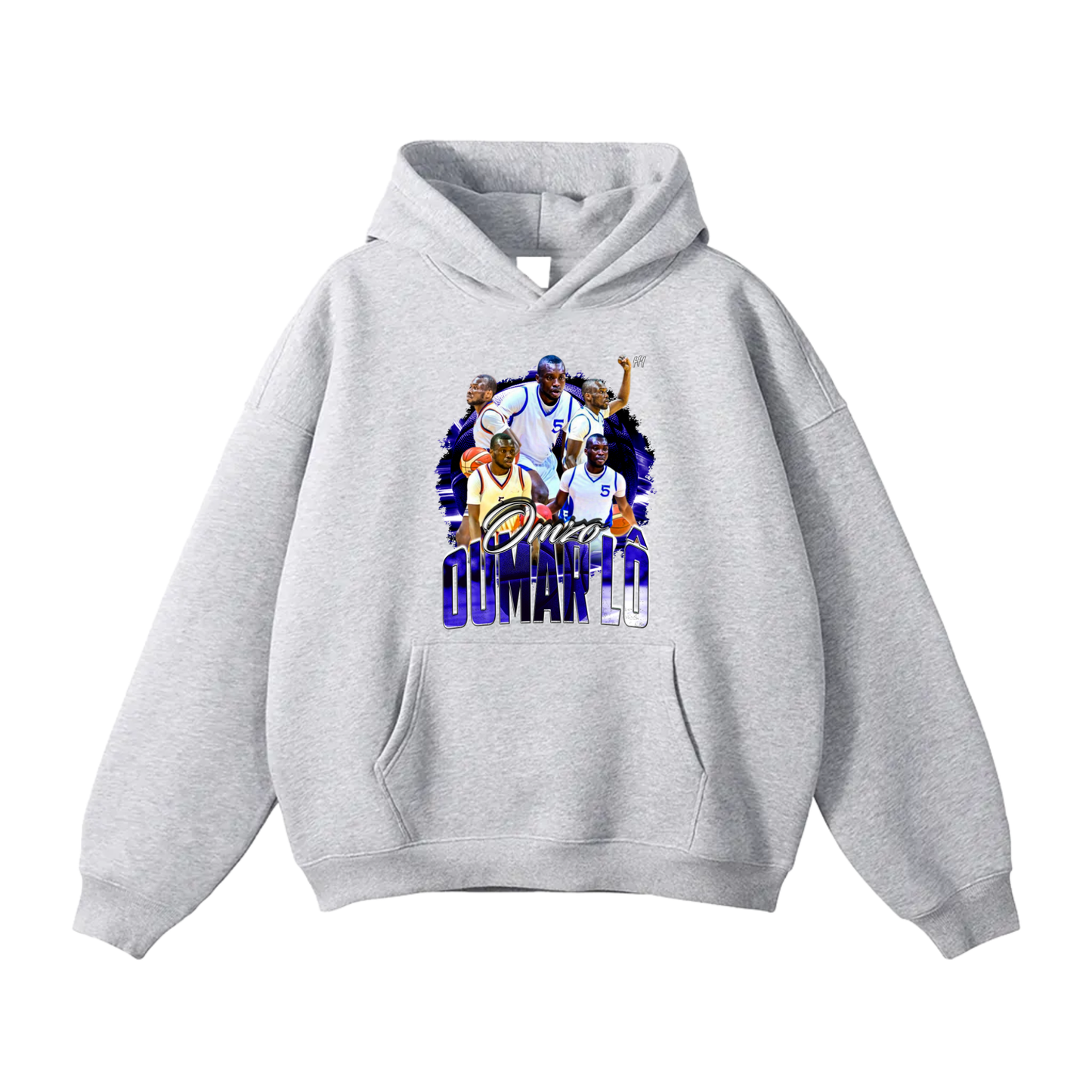 Oumar Lô Oversize Fleeced Hoodie