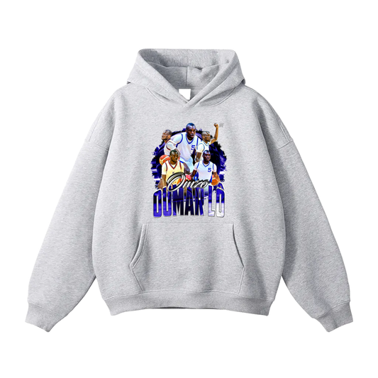 Oumar Lô Oversize Fleeced Hoodie