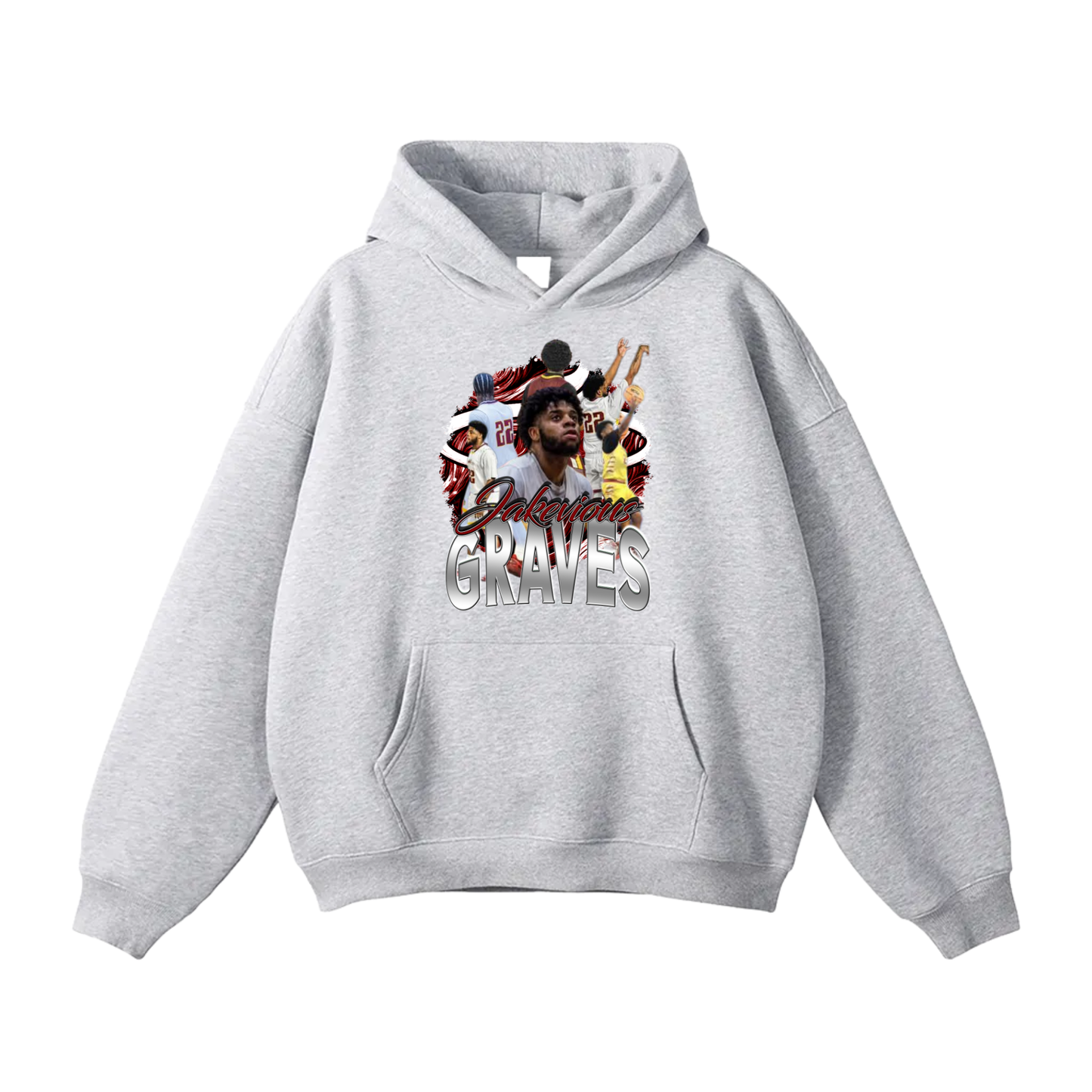 Jakevious Graves Oversize Fleeced Hoodie