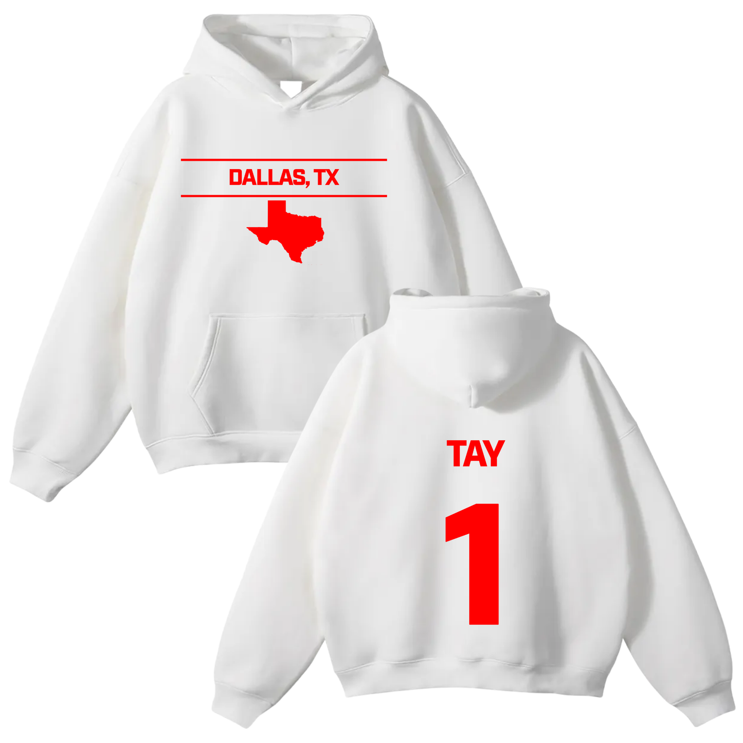 Tay Evans Oversize Fleeced Hoodie