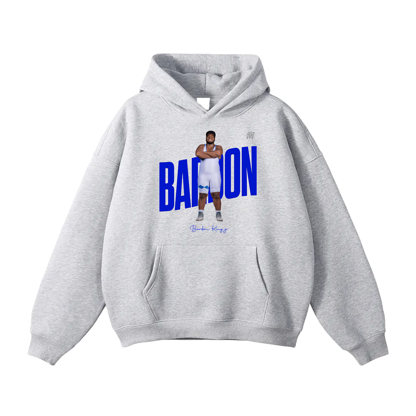 Bardon King Jr Oversize Fleeced Hoodie