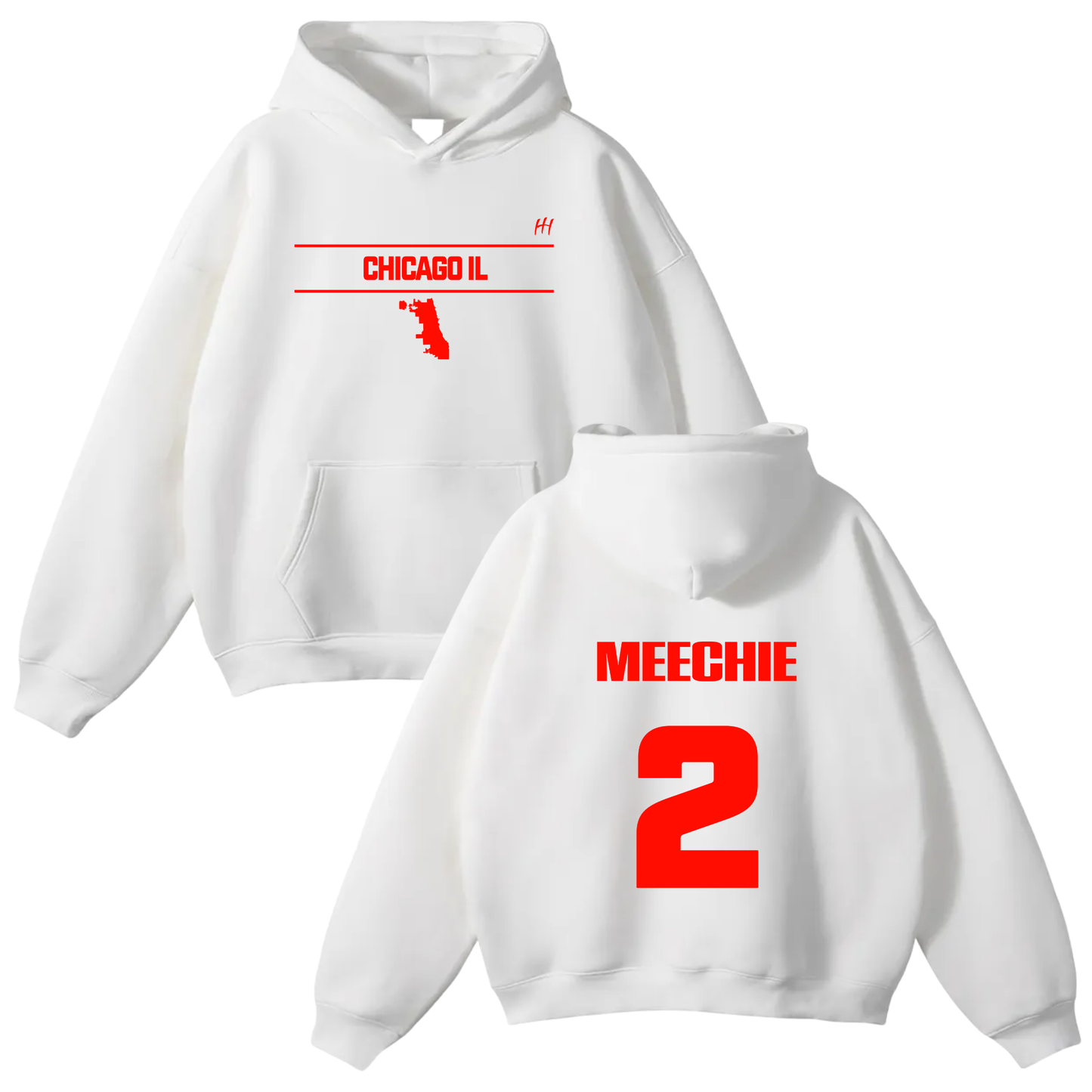 Demetrius Franklin Oversize Fleeced Hoodie