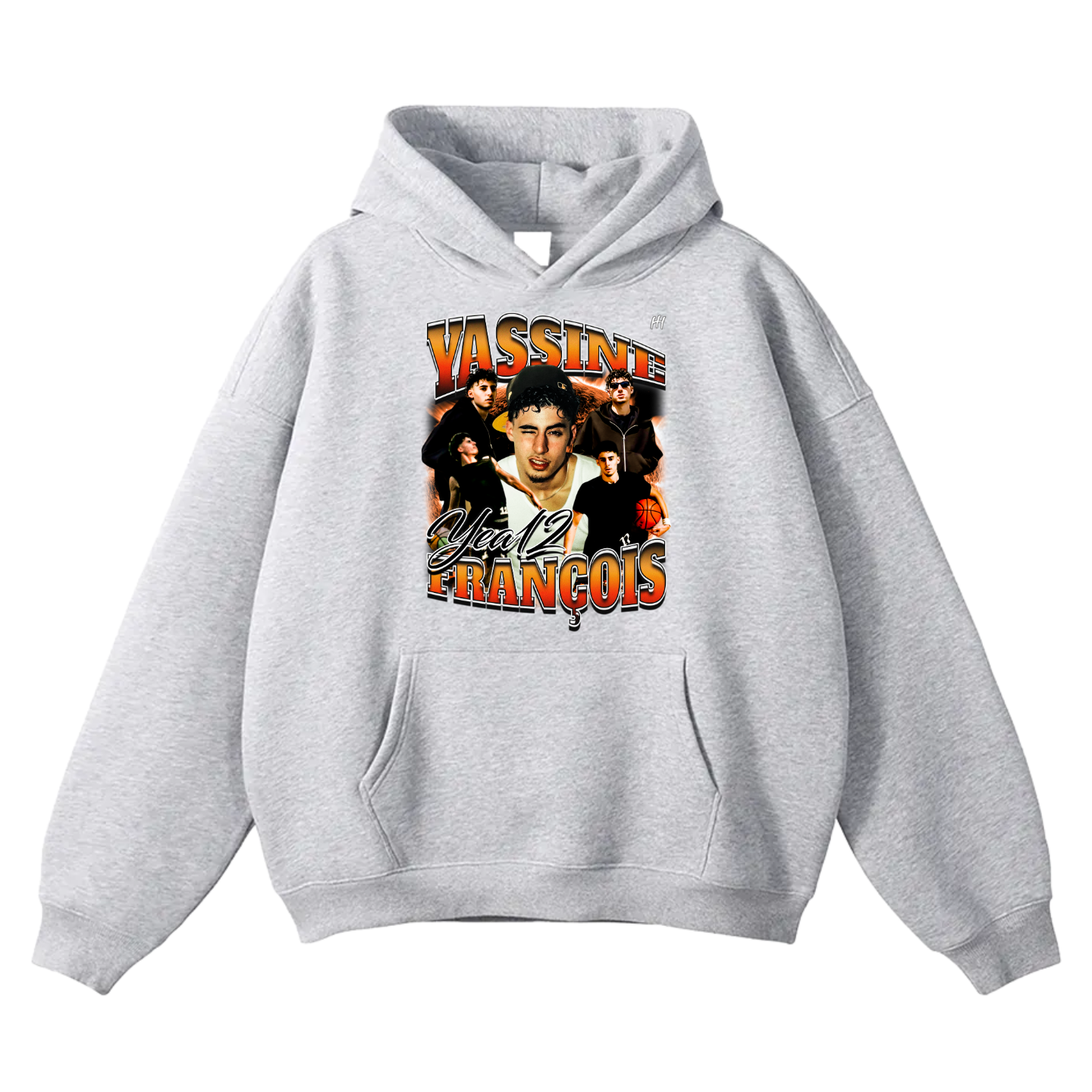 Yassine François Oversize Fleeced Hoodie
