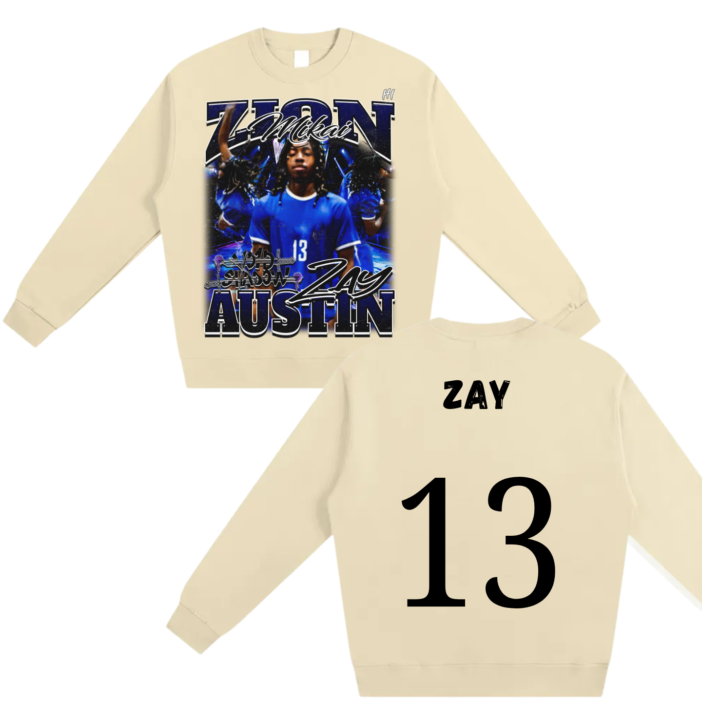 Zion Mikai Austin Heavyweight Crewneck Sweatshirt