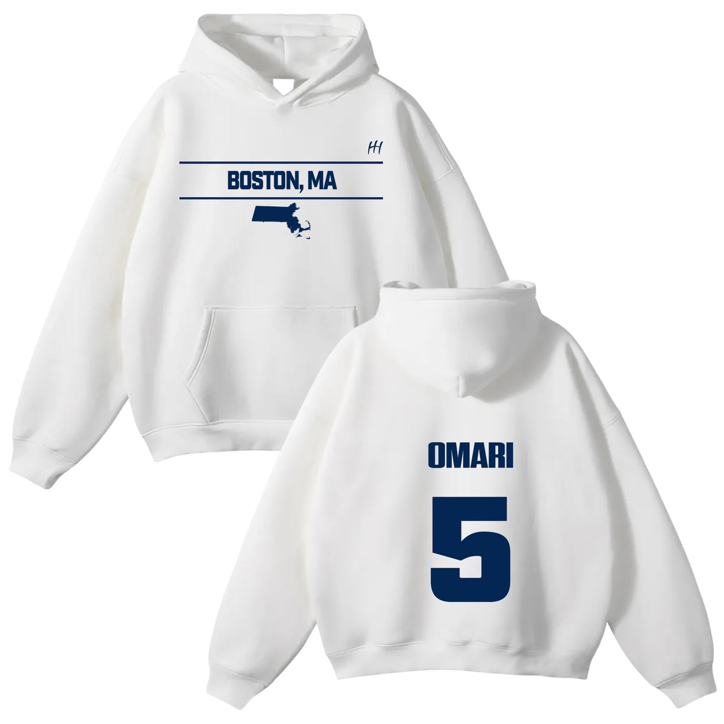 Omari Brooks Oversize Fleeced Hoodie