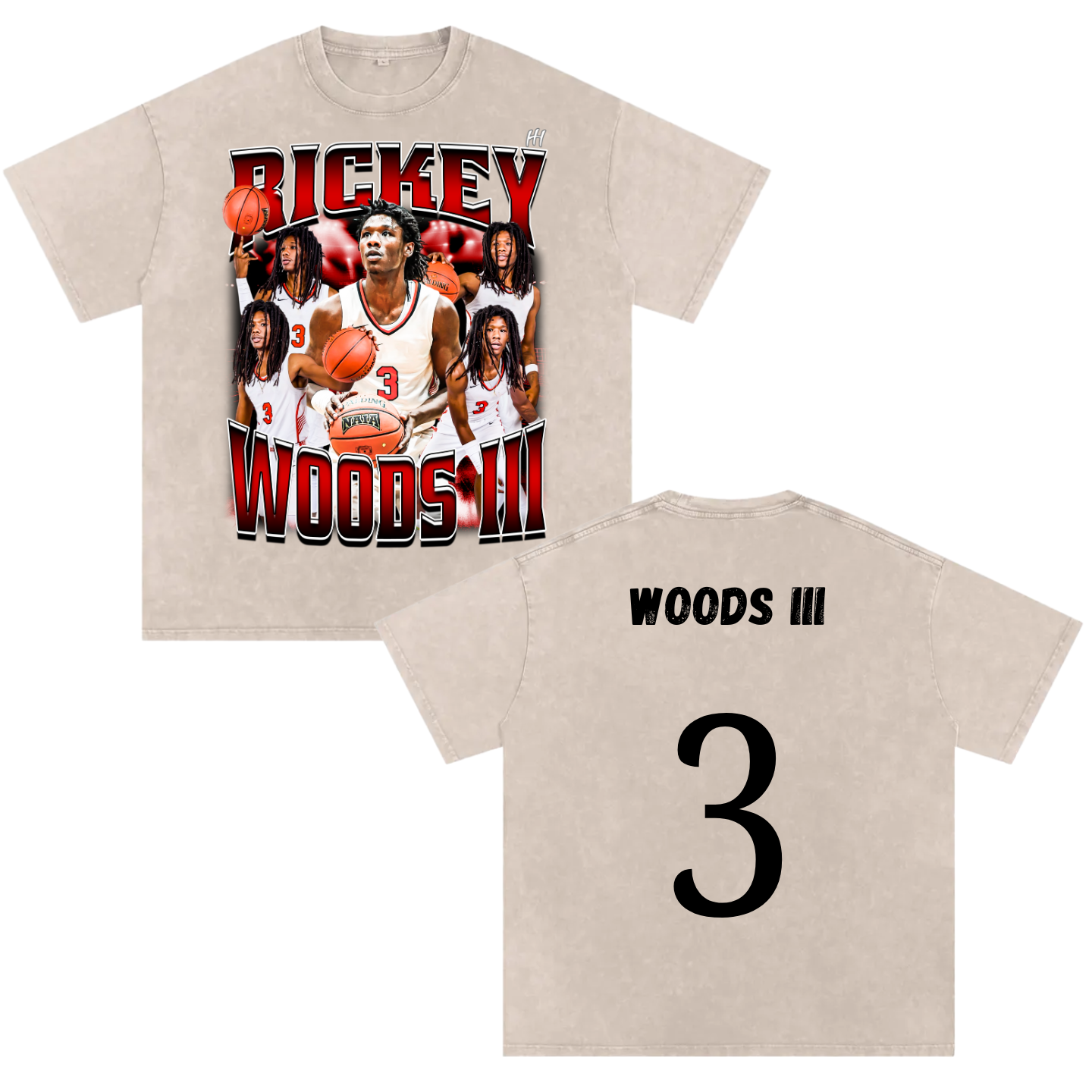 Rickey Woods III Heavyweight Oversized T-shirt