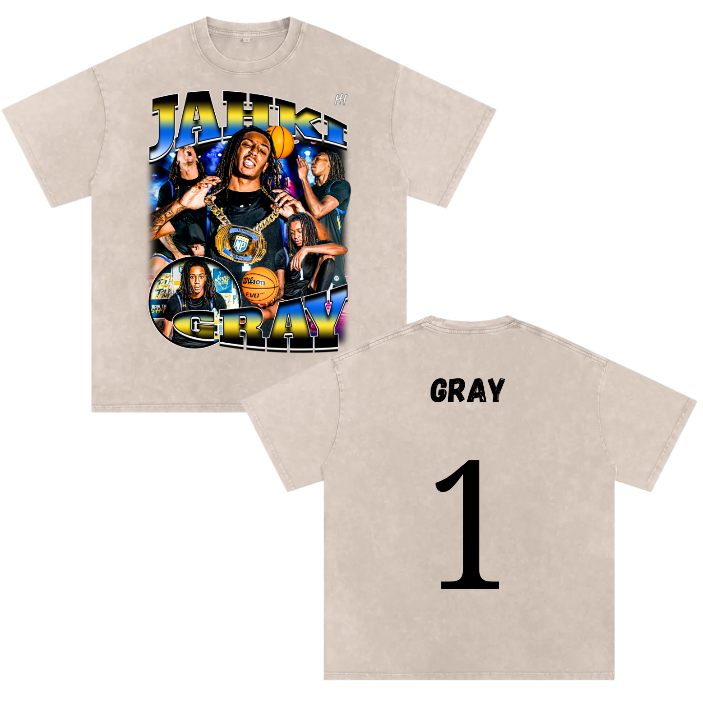 Jahki Gray Heavyweight Oversized T-shirt