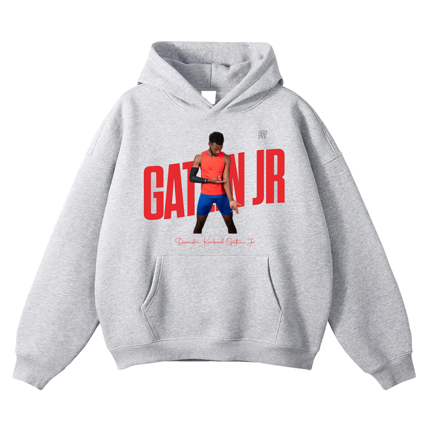 Deandre Kordoral Gatlin Jr Oversize Fleeced Hoodie