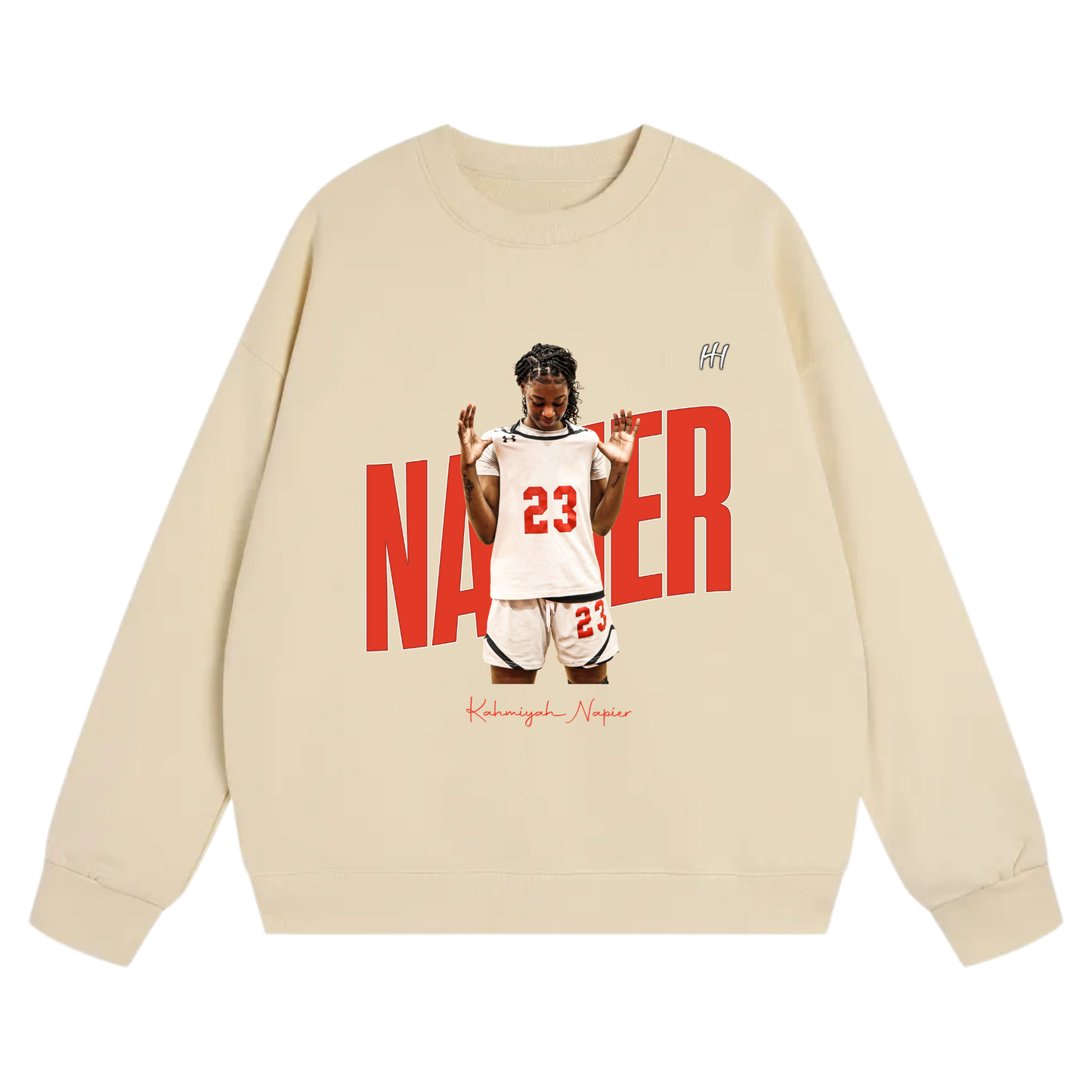Kahmiyah Napier Heavyweight Crewneck Sweatshirt