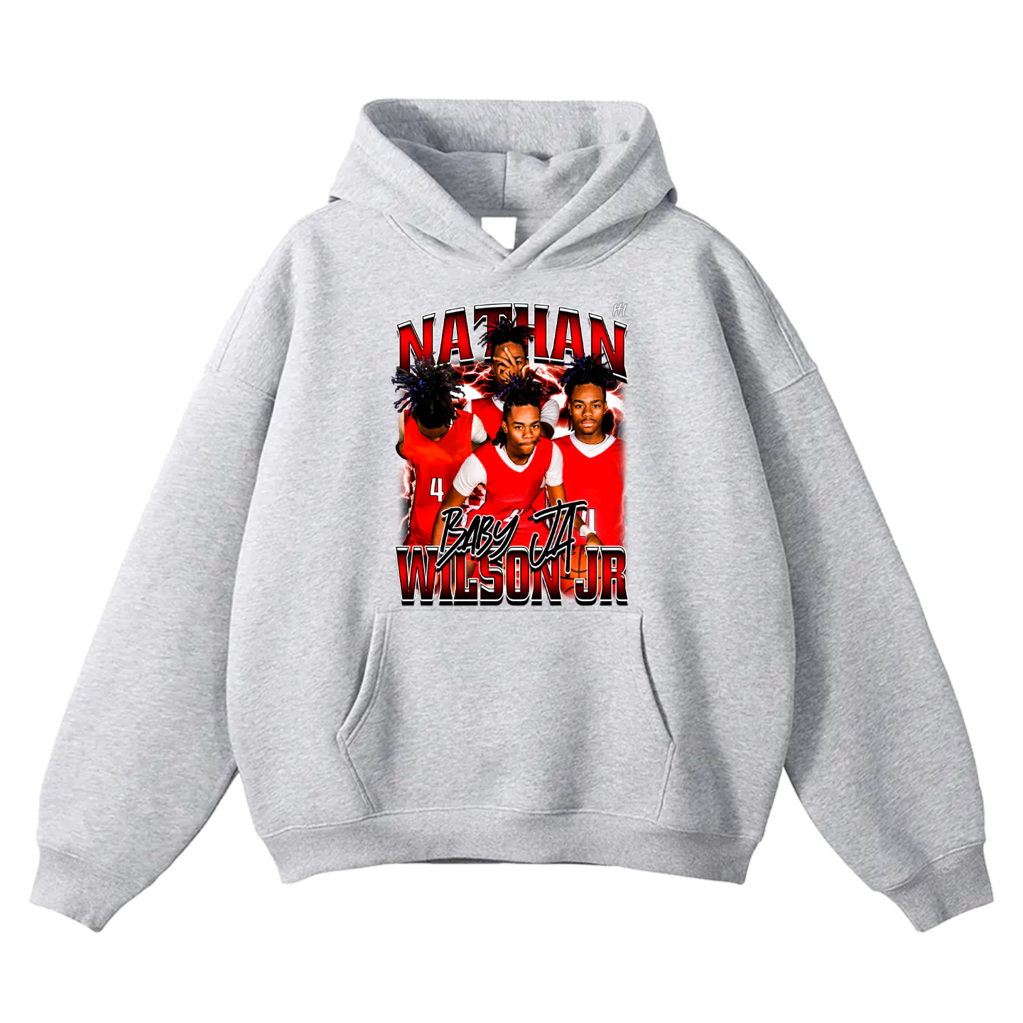 Nathan Wilson Jr Oversize Fleeced Hoodie
