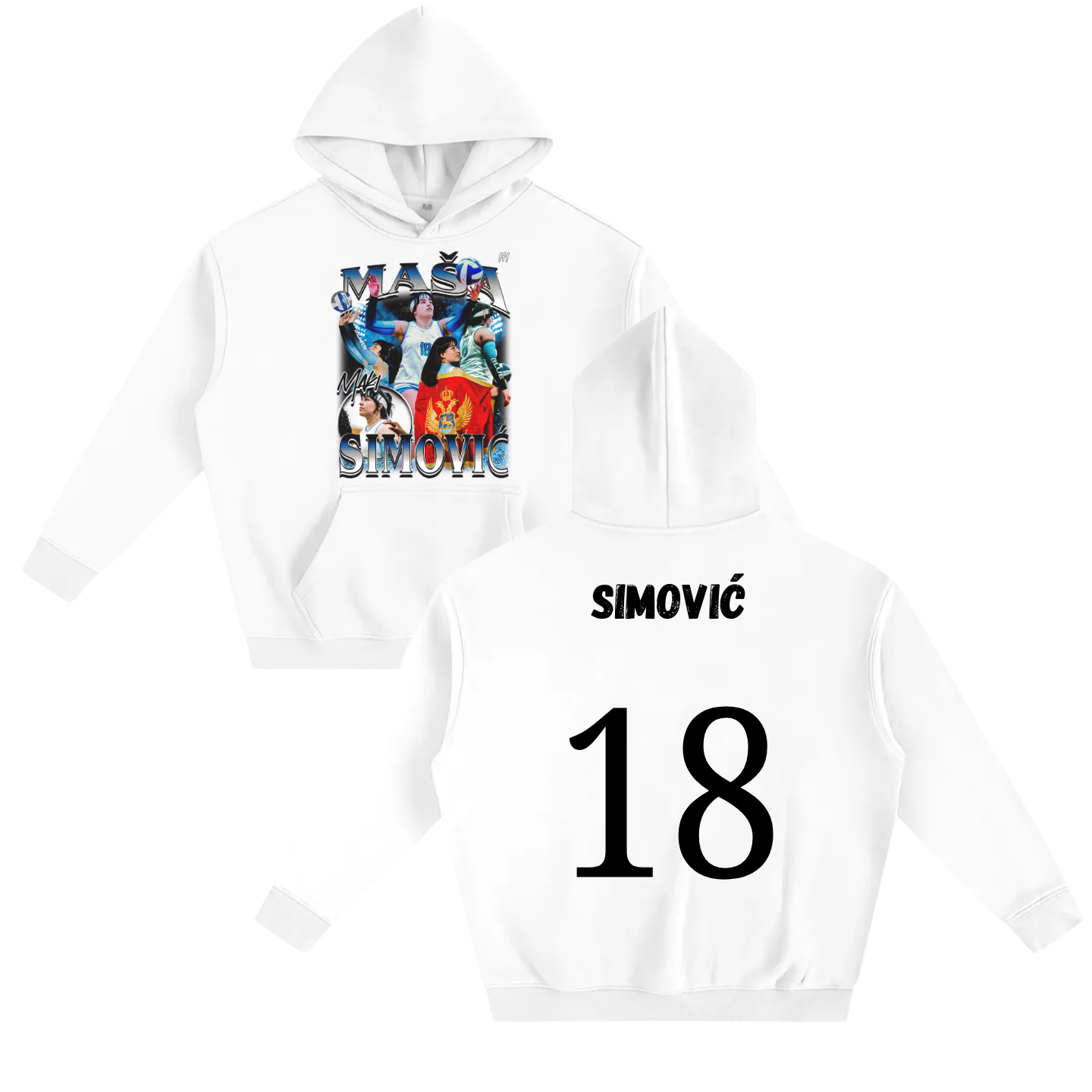 Masa Simovic Oversize Fleeced Hoodie