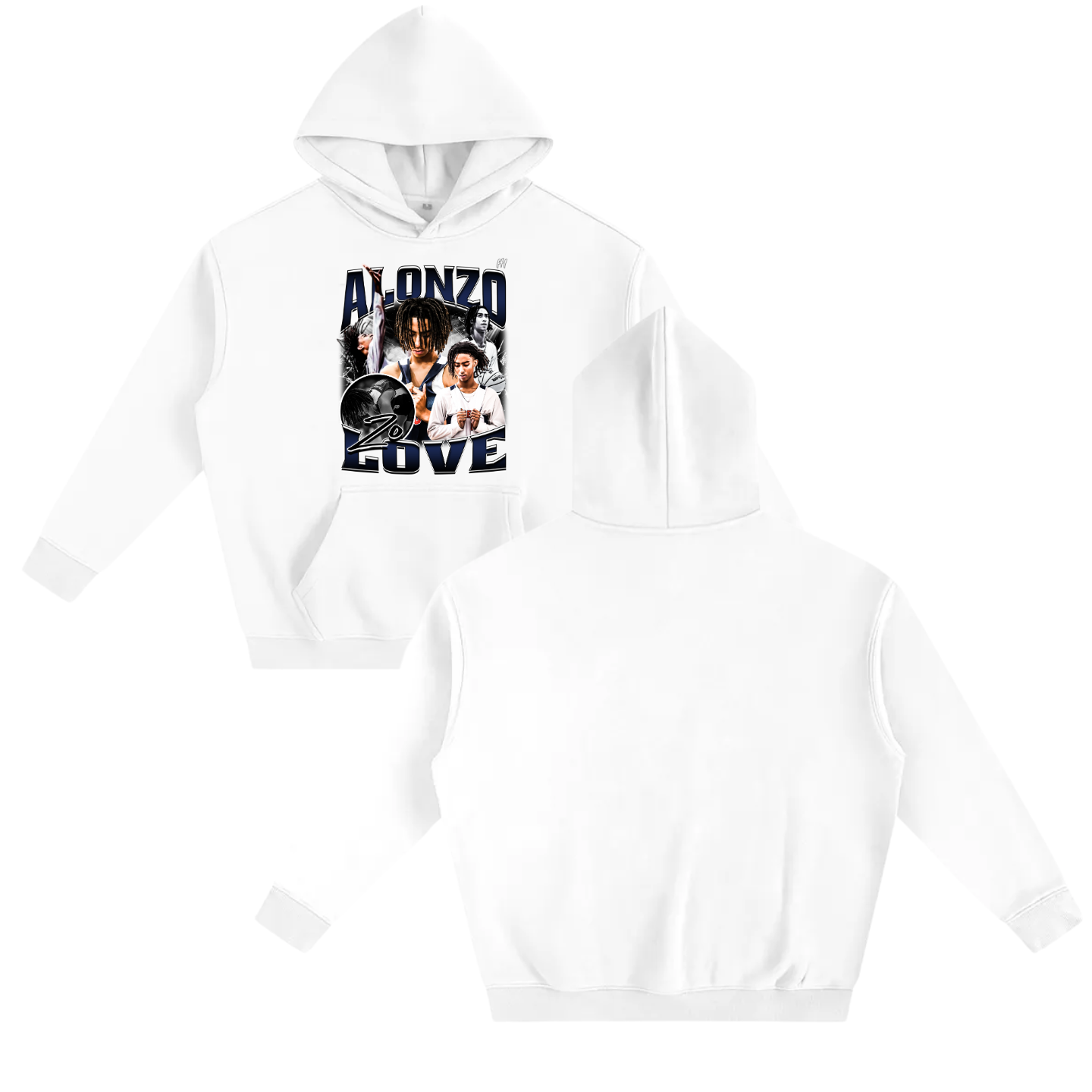 Alonzo Love Oversize Fleeced Hoodie