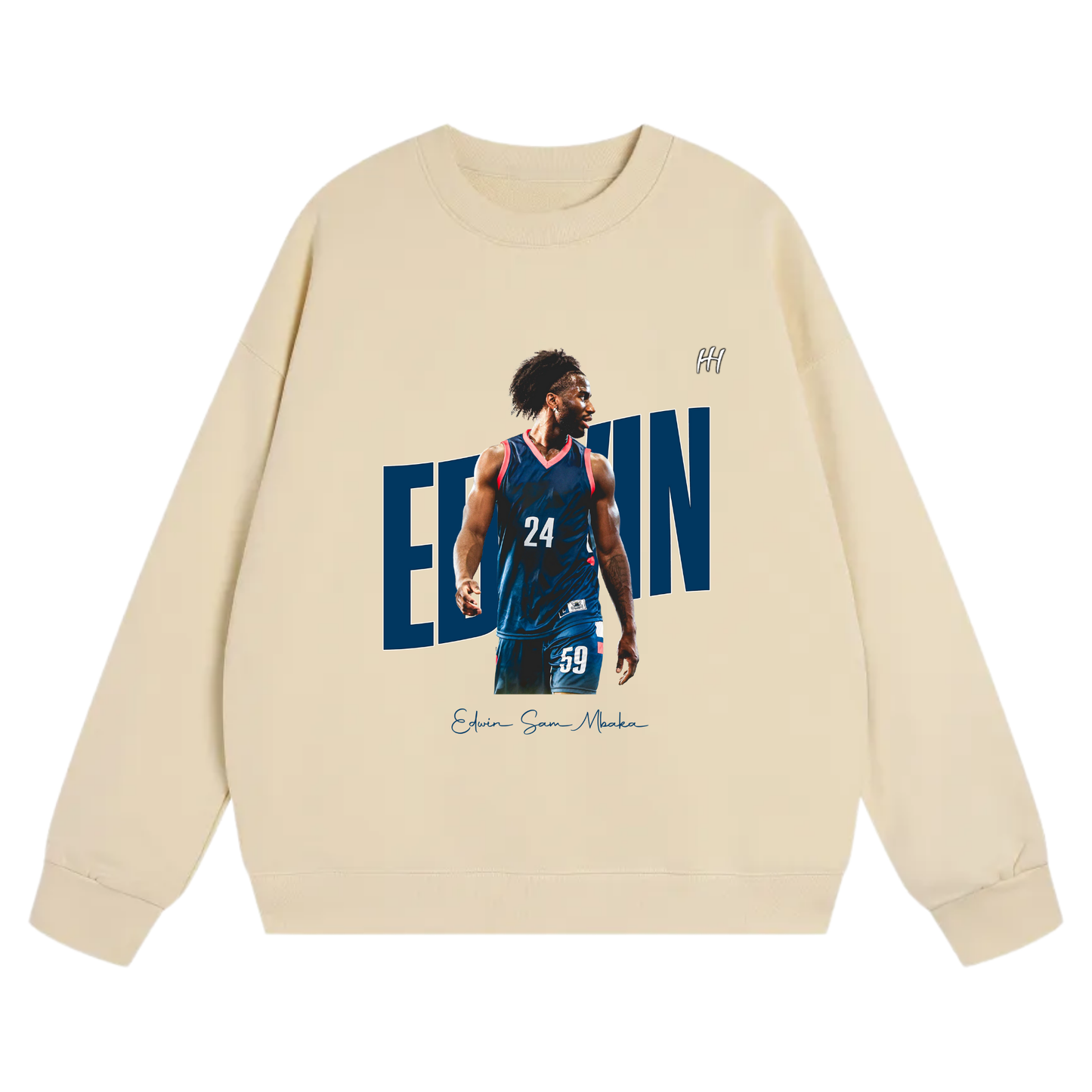 EDWIN SAM MBAKA Heavyweight Crewneck Sweatshirt