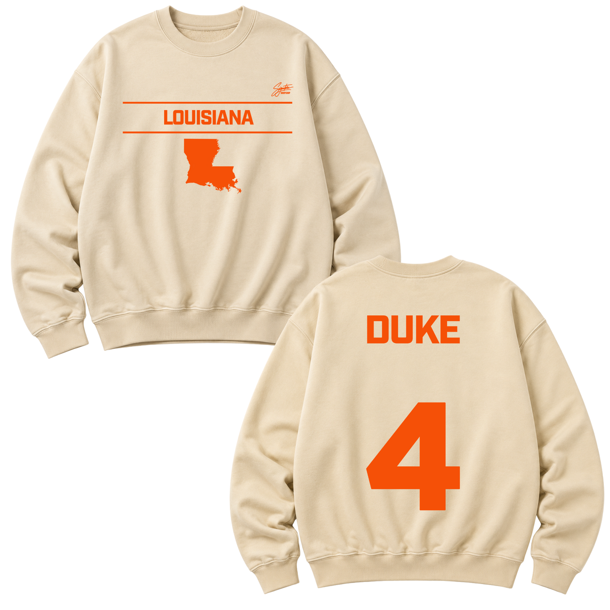 Duke Battiste Heavyweight Crewneck Sweatshirt
