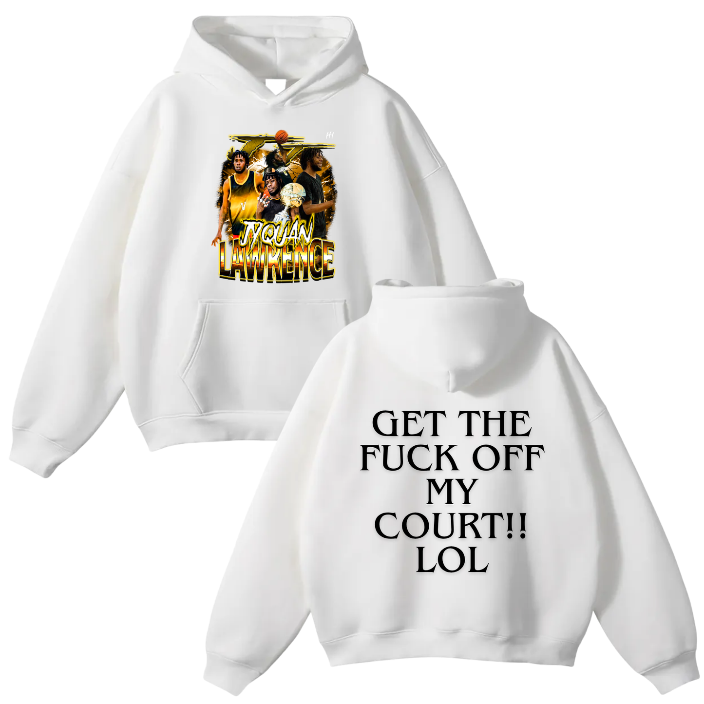 Jyquan Lawrence Oversize Fleeced Hoodie