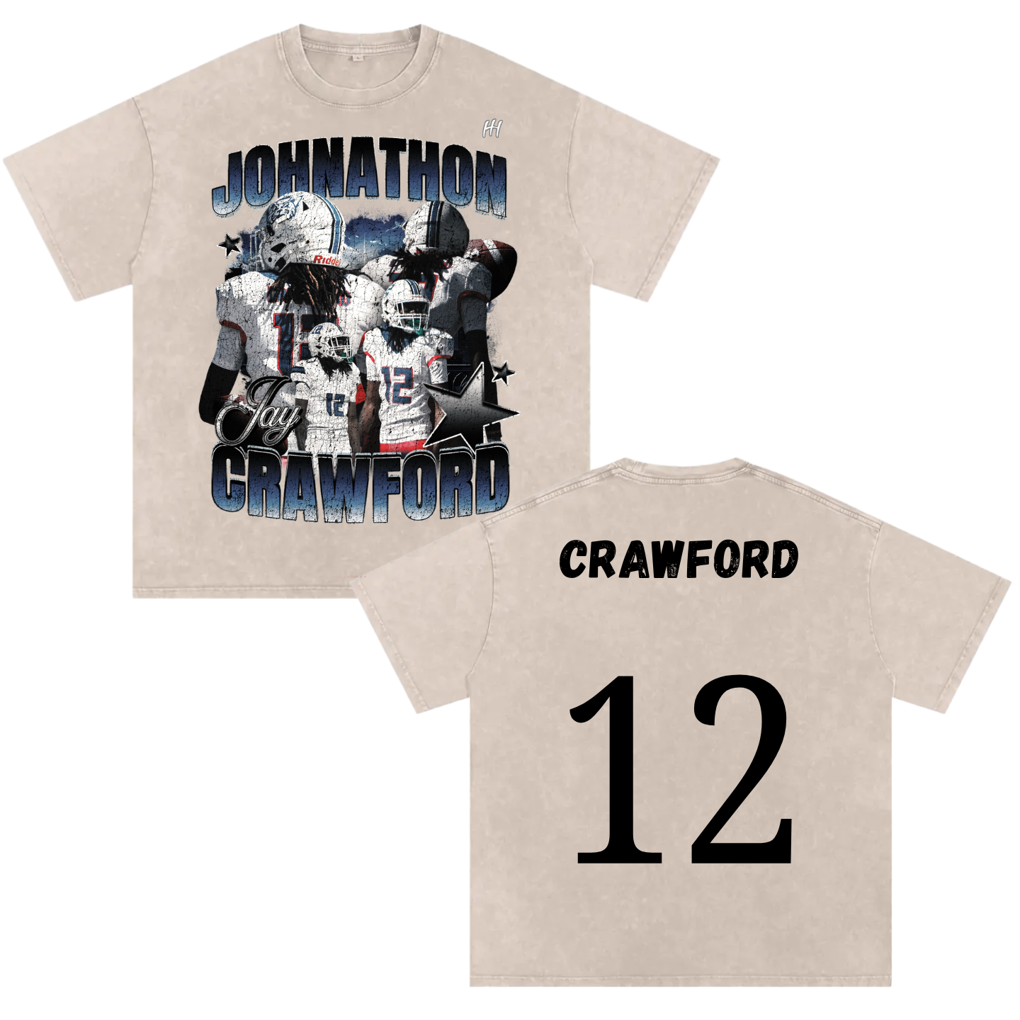 Johnathon Crawford Heavyweight Oversized T-shirt