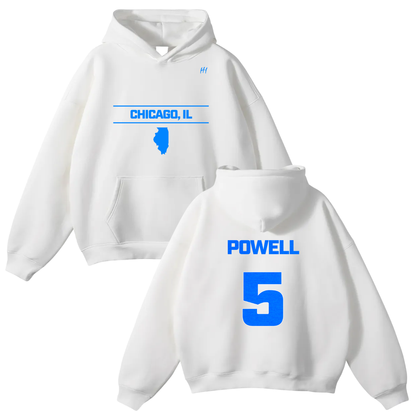Rico Powell Oversize Fleeced Hoodie