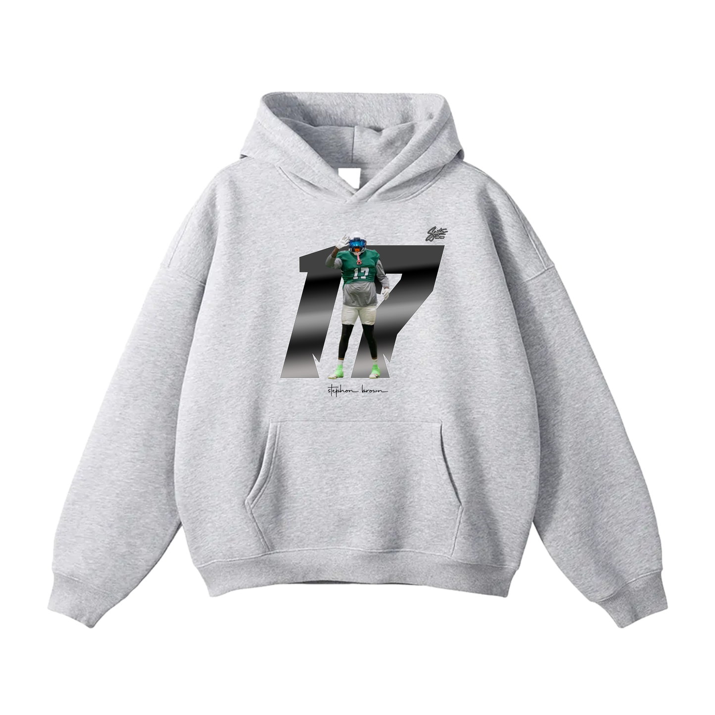 stephon brown Oversize Fleeced Hoodie