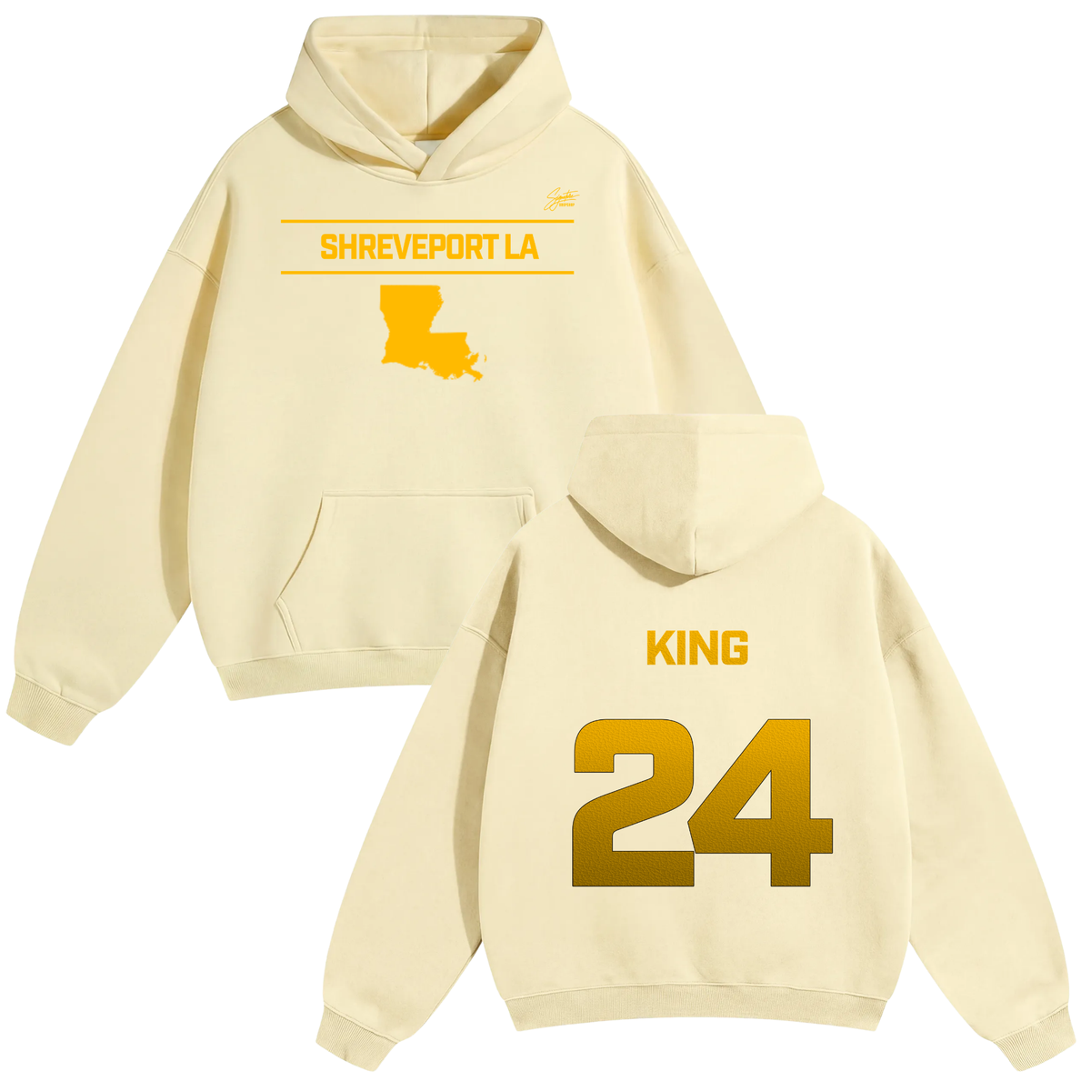 JaTreyviel King Oversize Fleeced Hoodie