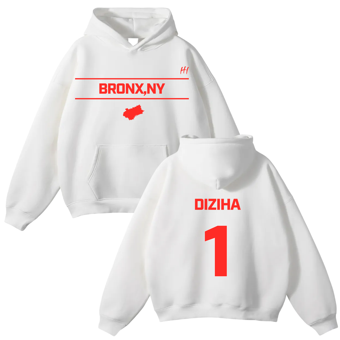 Diziha Ramirez Oversize Fleeced Hoodie