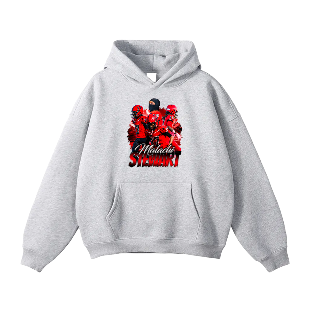 Malachi Stewart Oversize Fleeced Hoodie