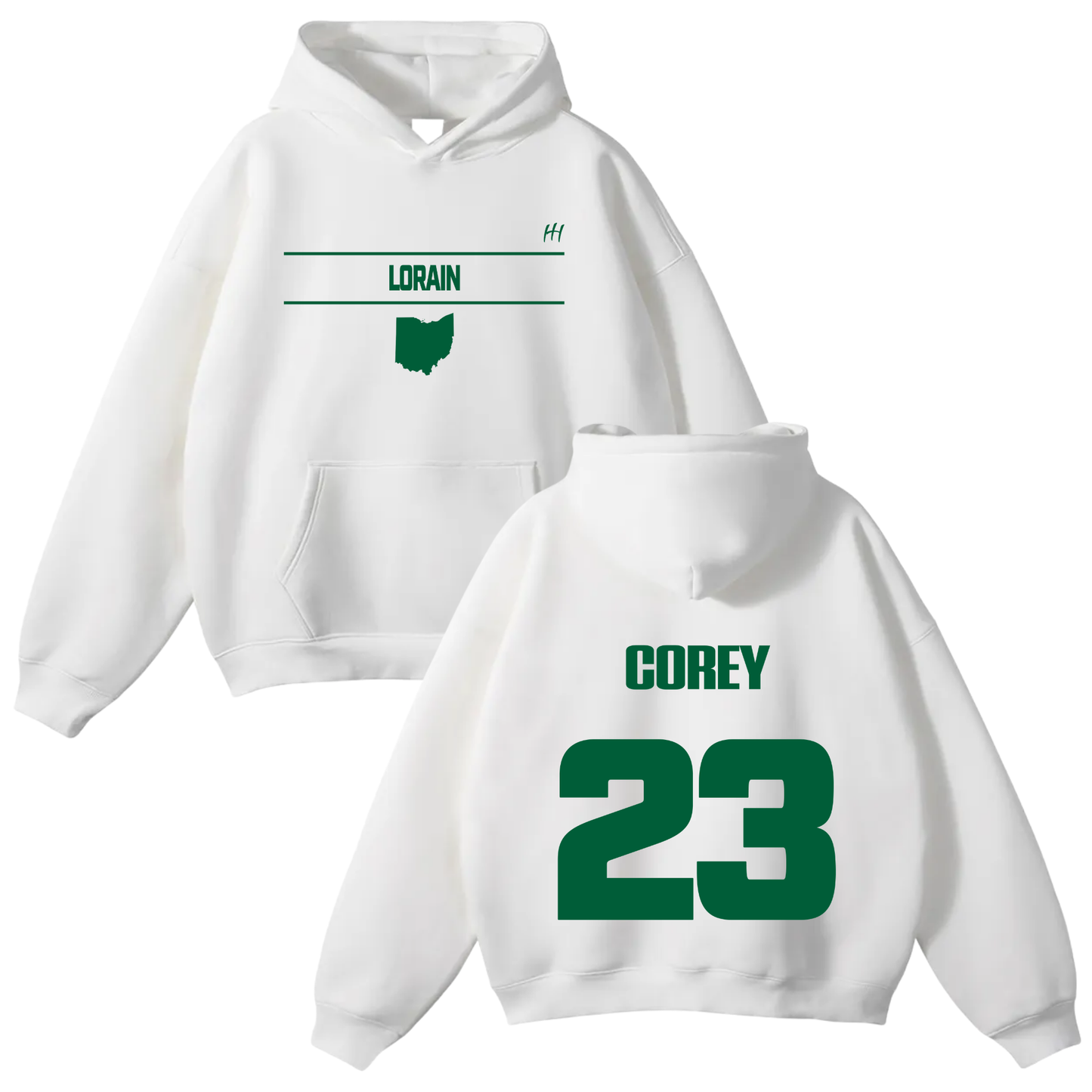 Corey Jones Jr Oversize Fleeced Hoodie