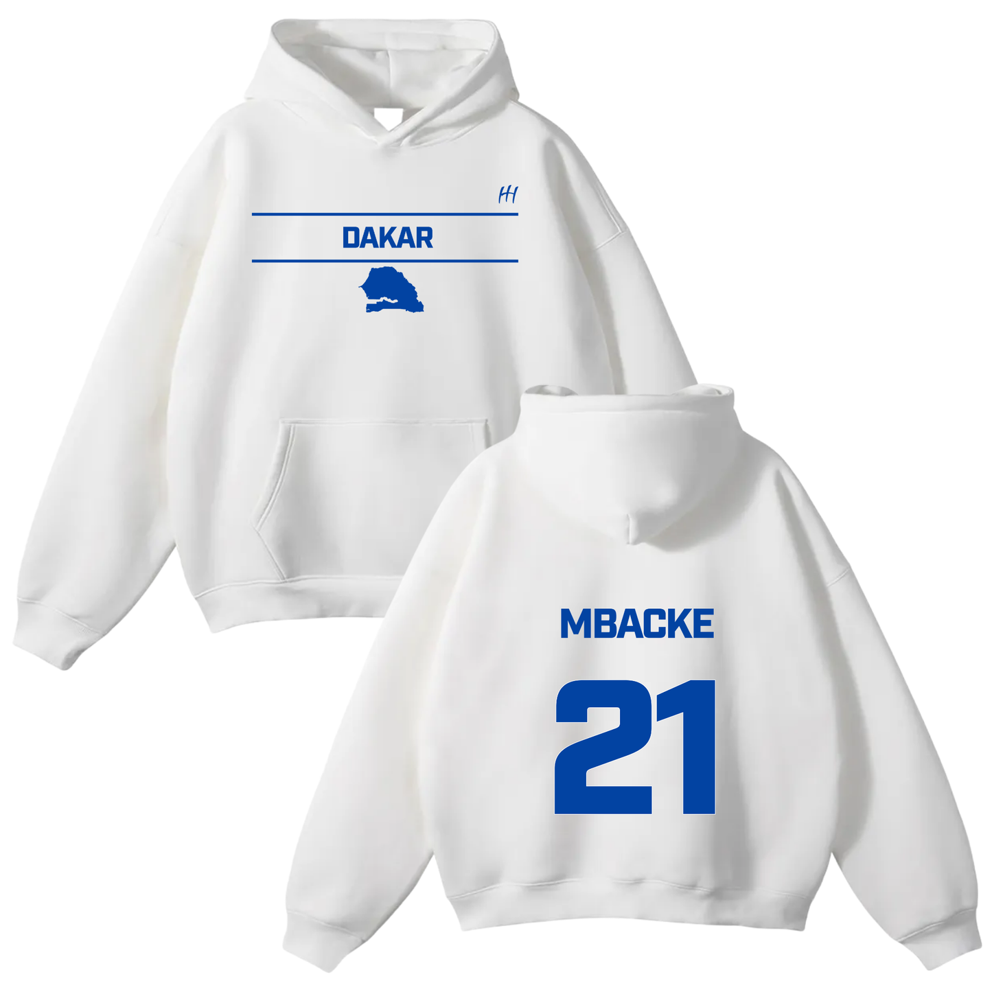 Mbacke Ndoye Oversize Fleeced Hoodie