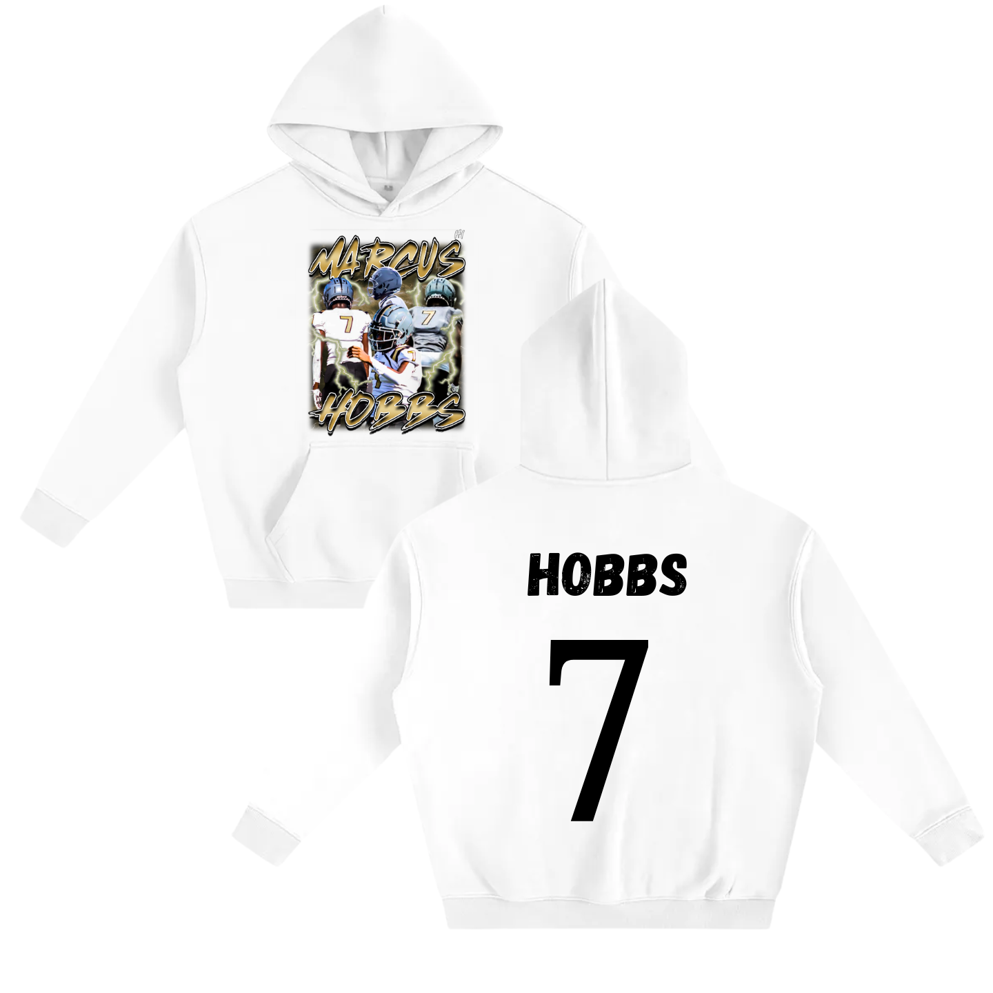 Marcus Hobbs Oversize Fleeced Hoodie