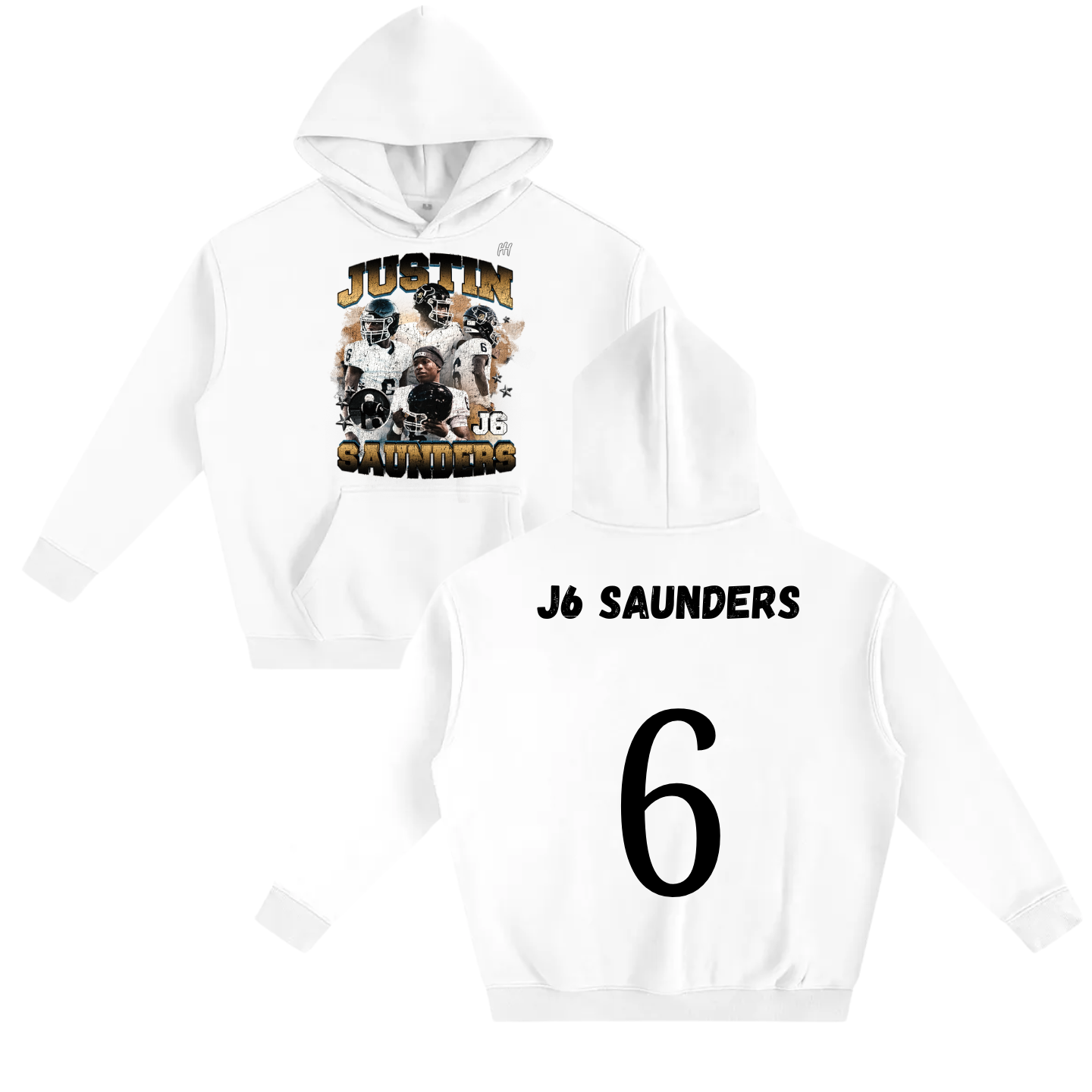 Justin Saunders Oversize Fleeced Hoodie