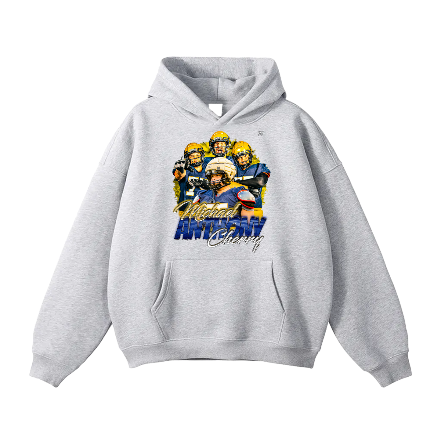 Michael Anthony Cherry Oversize Fleeced Hoodie