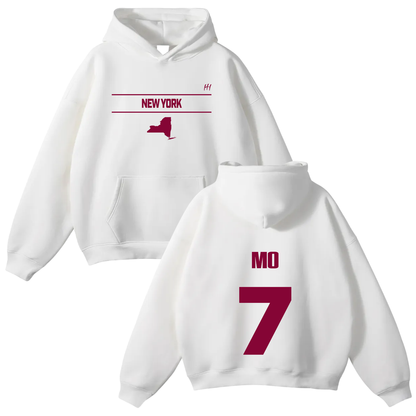 Mouhamad Sacko Oversize Fleeced Hoodie