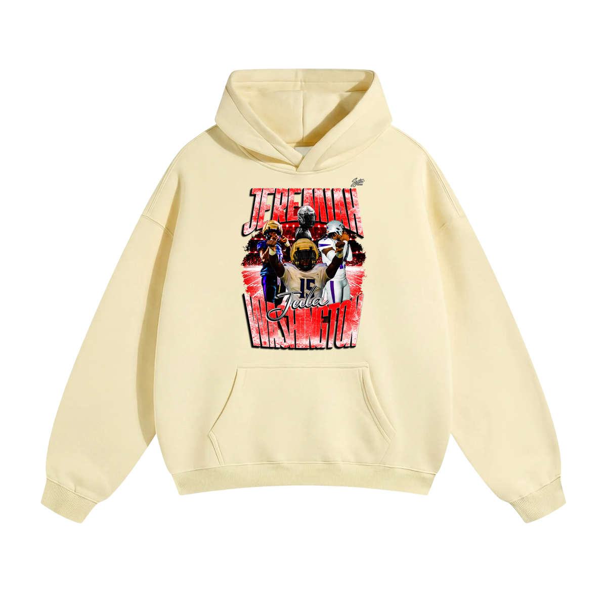 Jeremiah Washington Oversize Fleeced Hoodie