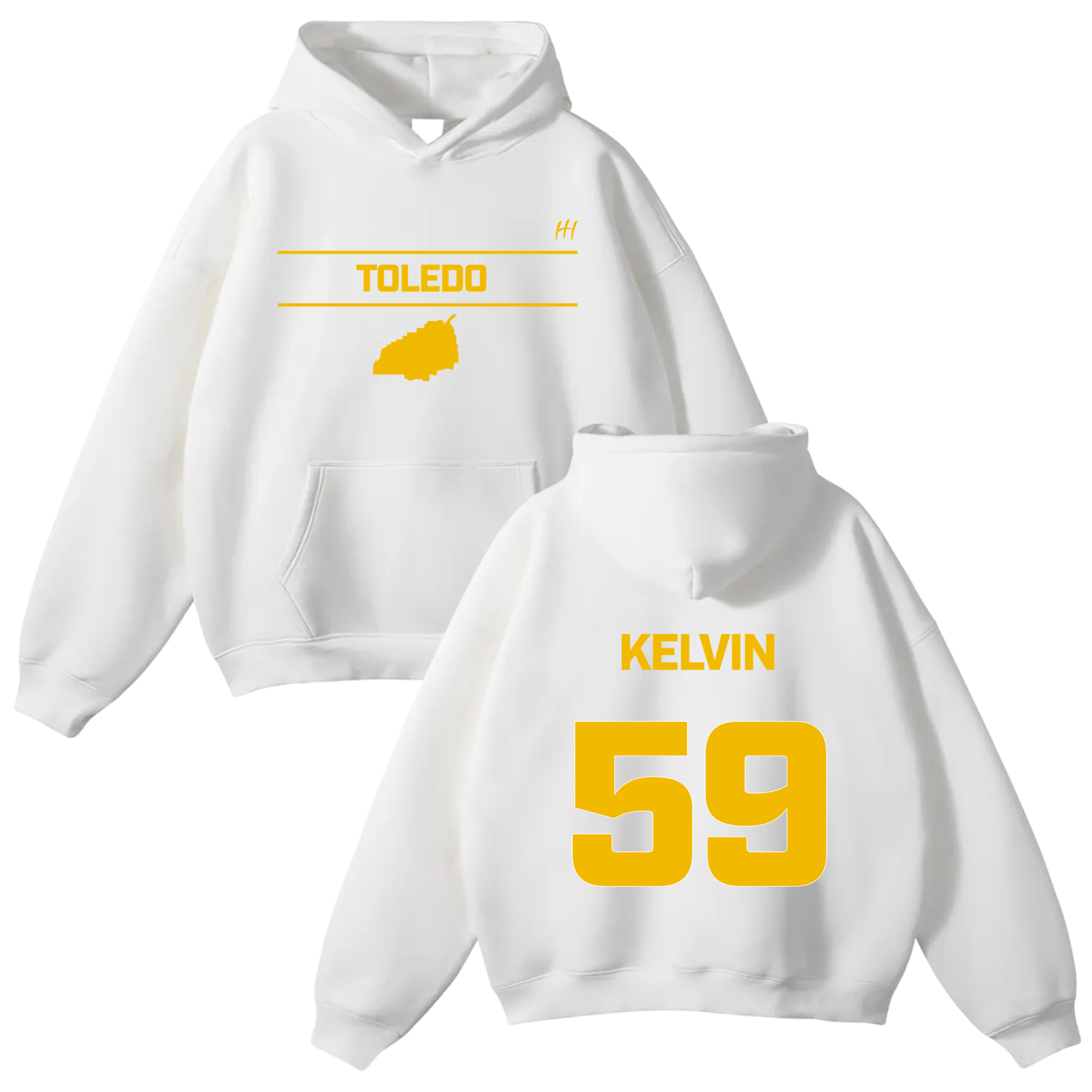 Kelvin Briggs Jr Oversize Fleeced Hoodie