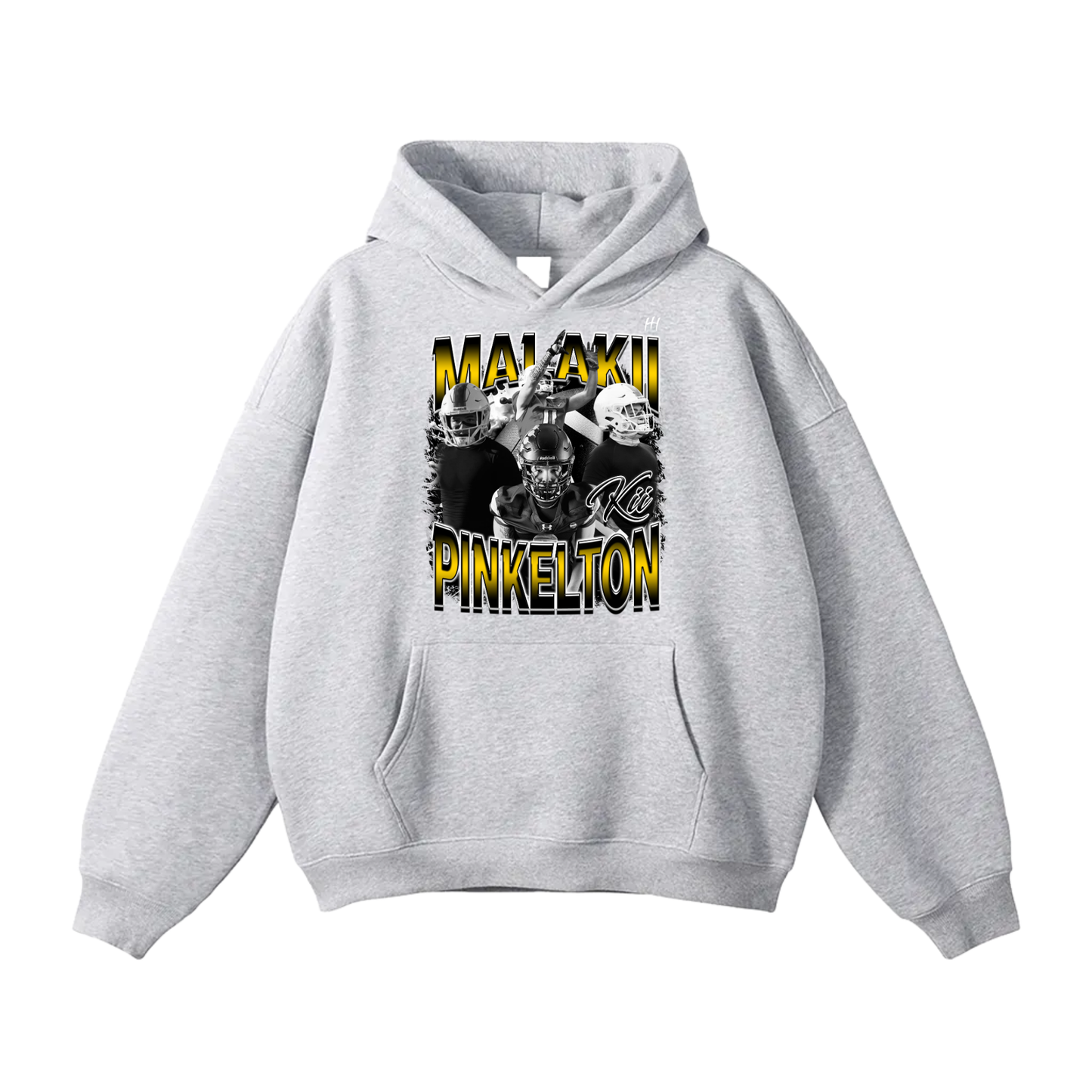 Malakii Pinkelton Oversize Fleeced Hoodie