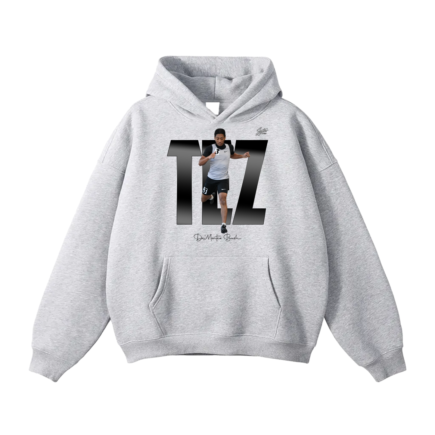 De’Montez Bush Oversize Fleeced Hoodie