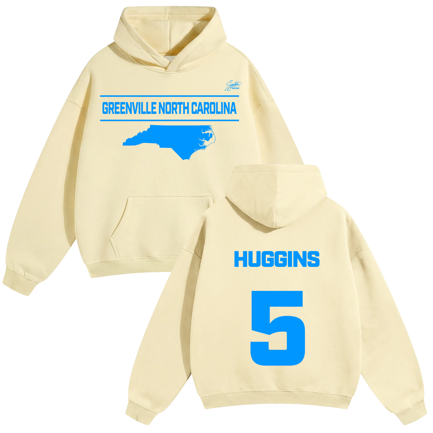 Kamran Huggins Oversize Fleeced Hoodie