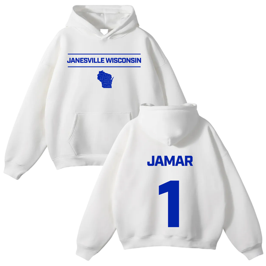 Jamar Jenkins Jr Oversize Fleeced Hoodie