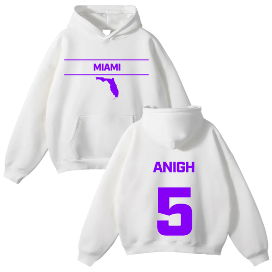 Anigh Gracia Oversize Fleeced Hoodie