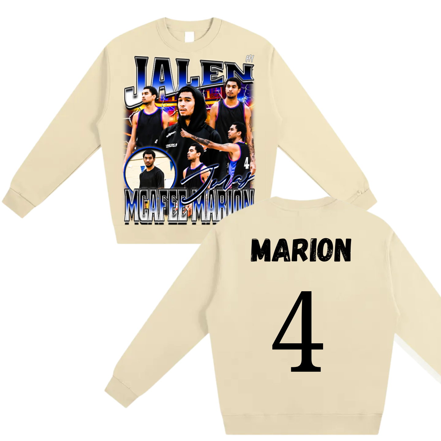 Jalen Mcafee Marion Heavyweight Crewneck Sweatshirt