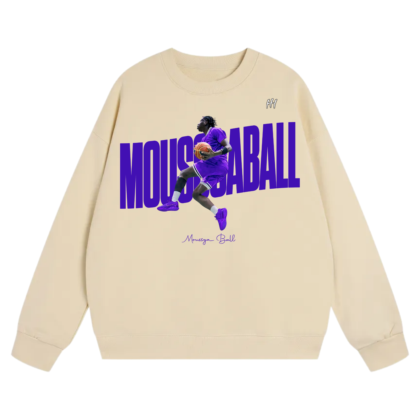Moussga Ball Heavyweight Crewneck Sweatshirt