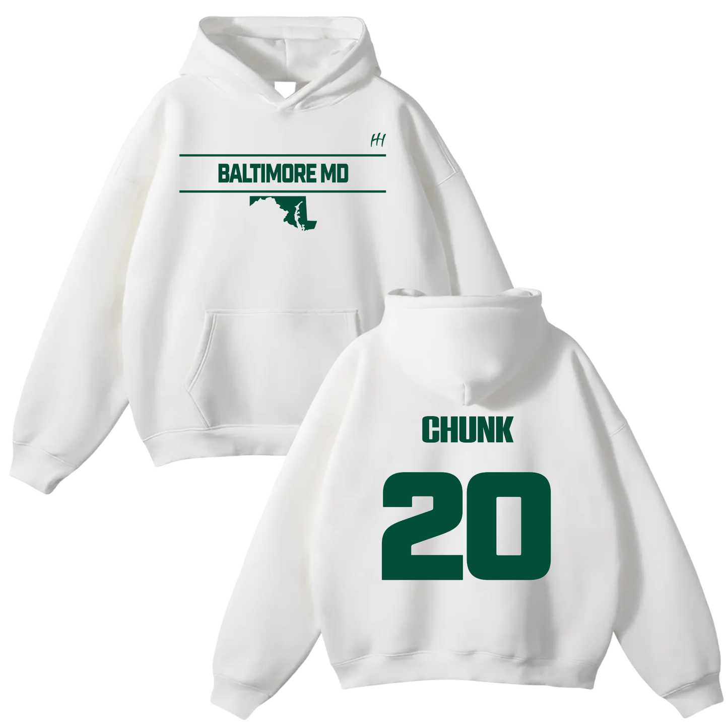 Chase Morgan Oversize Fleeced Hoodie