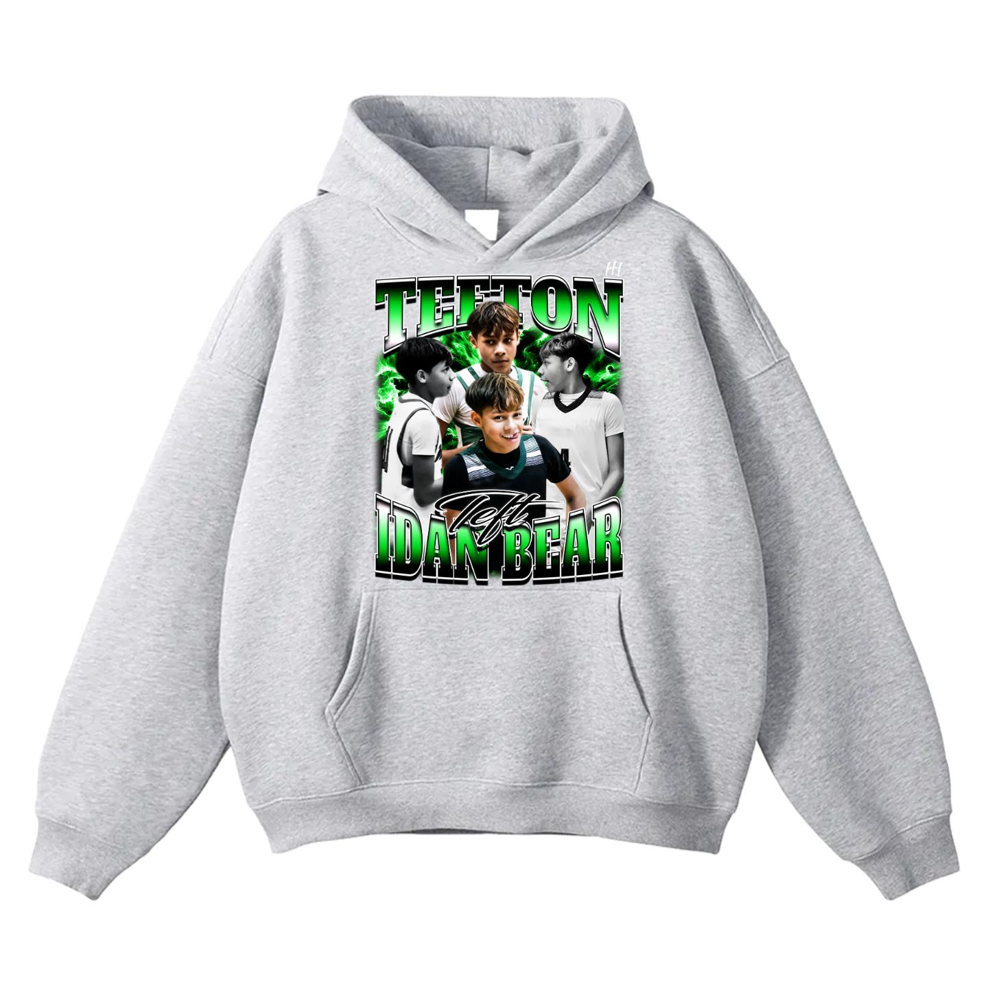 Tefton Idan Bear Oversize Fleeced Hoodie