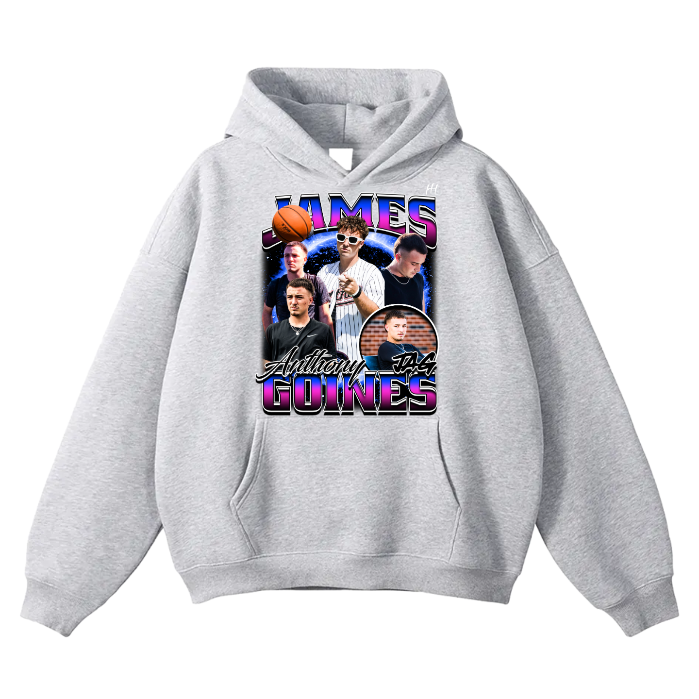 James Anthony Goines Oversize Fleeced Hoodie