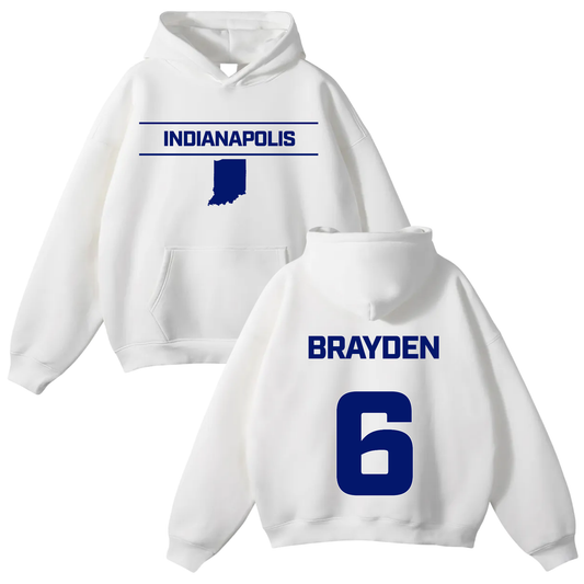 Brayden Coffey Oversize Fleeced Hoodie