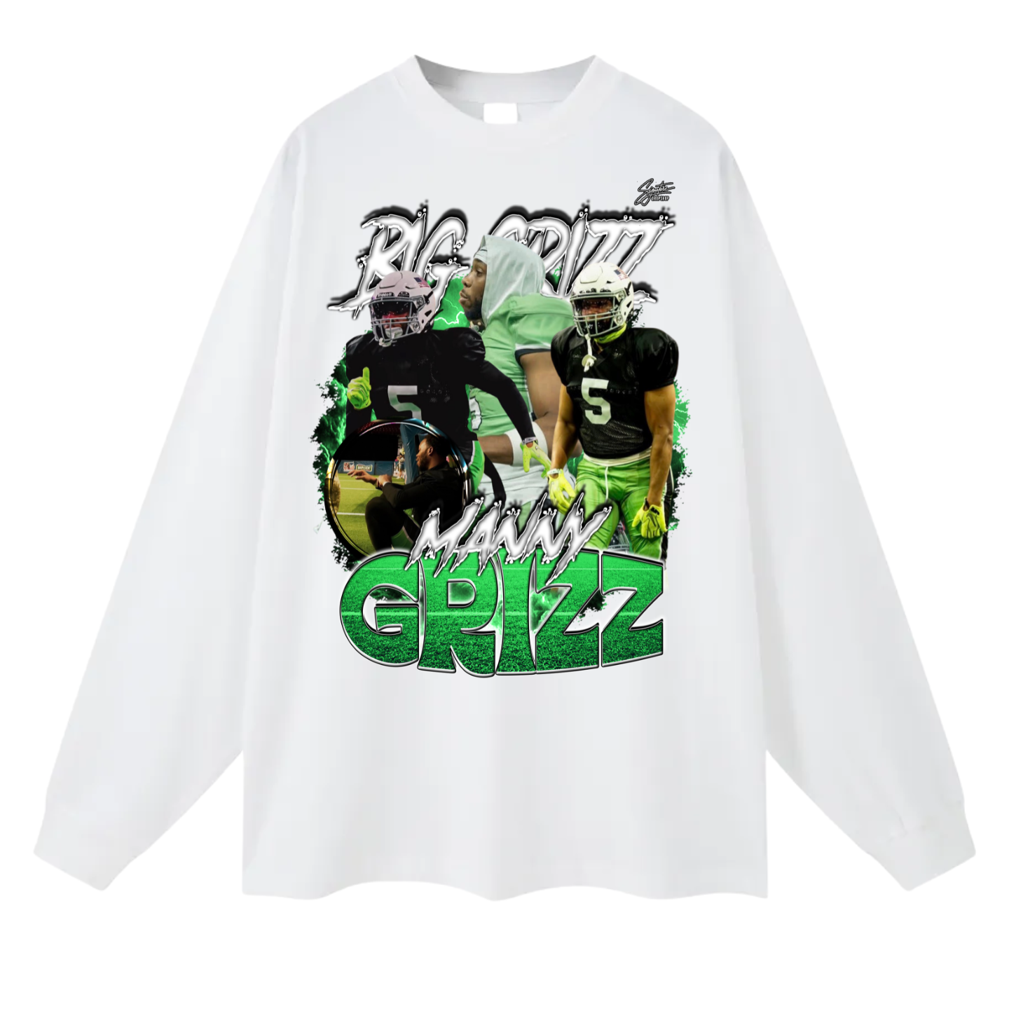 Manny Grizz Long Sleeve Tee
