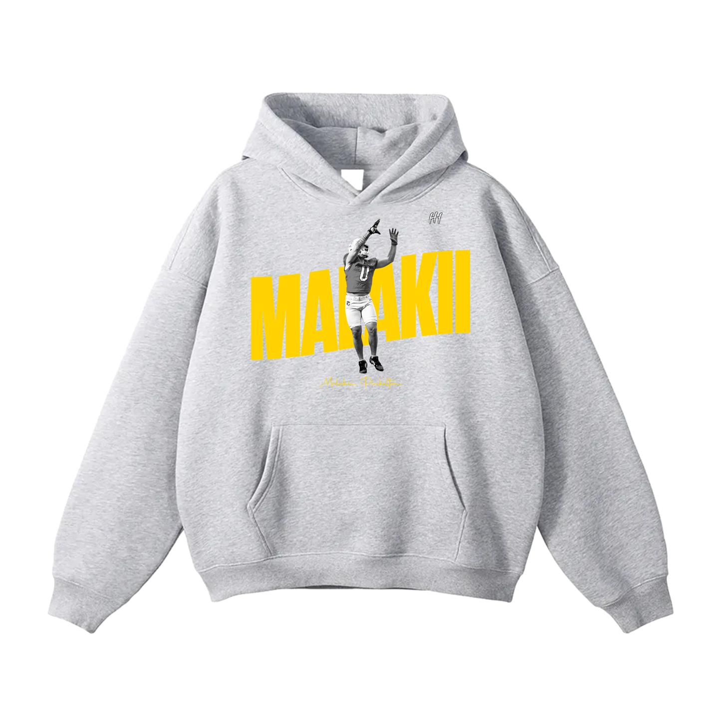 Malakii Pinkelton Oversize Fleeced Hoodie
